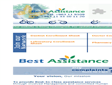 Tablet Screenshot of best-assistance.net